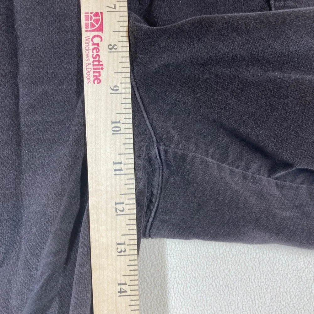 J. Jill Chenille Cargo Pants Sz 10P Brown Straight Leg Comfort Casual Minimalist